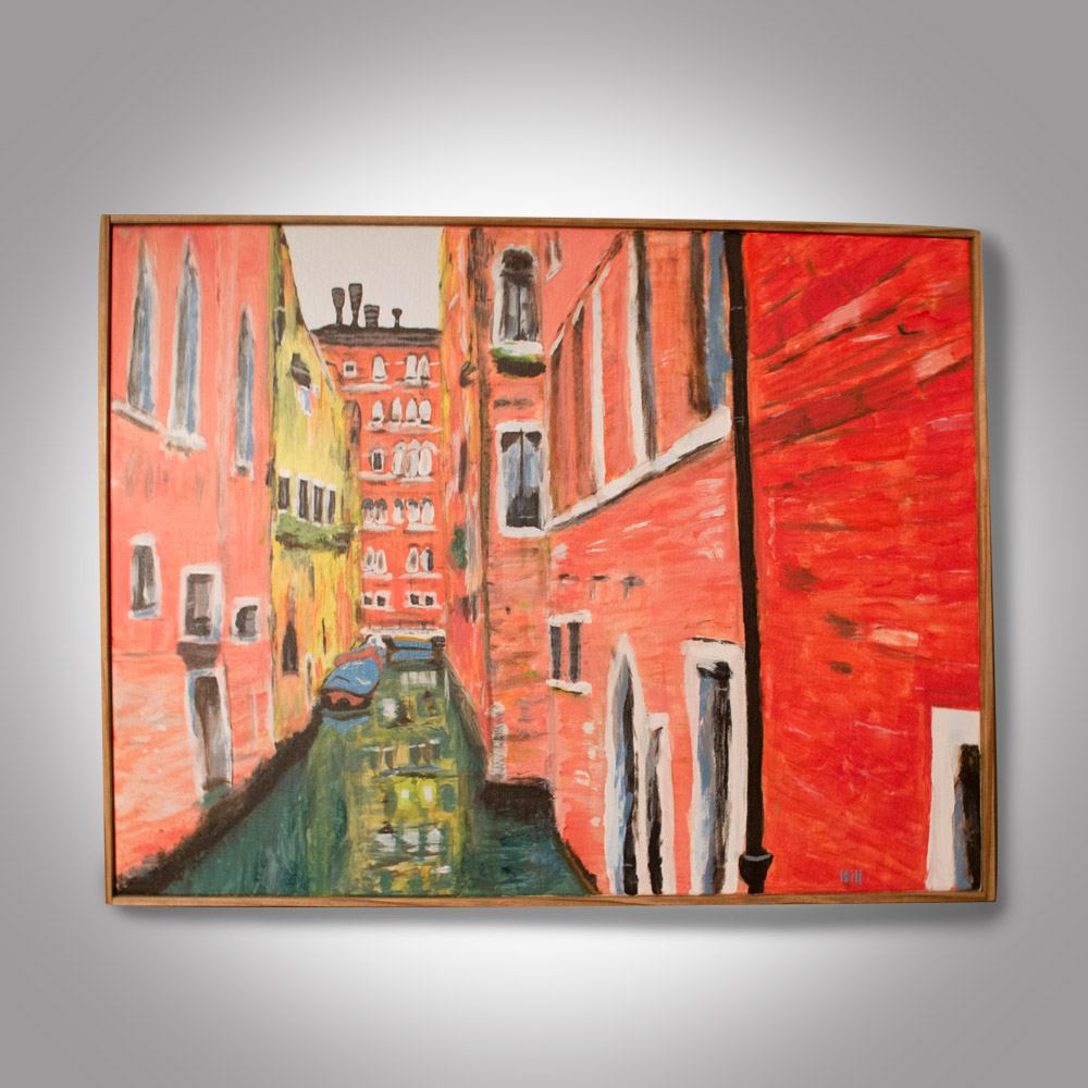 Venice - 24'' WIDE x 18’’ HIGH- Acrylic Painting- $175.00