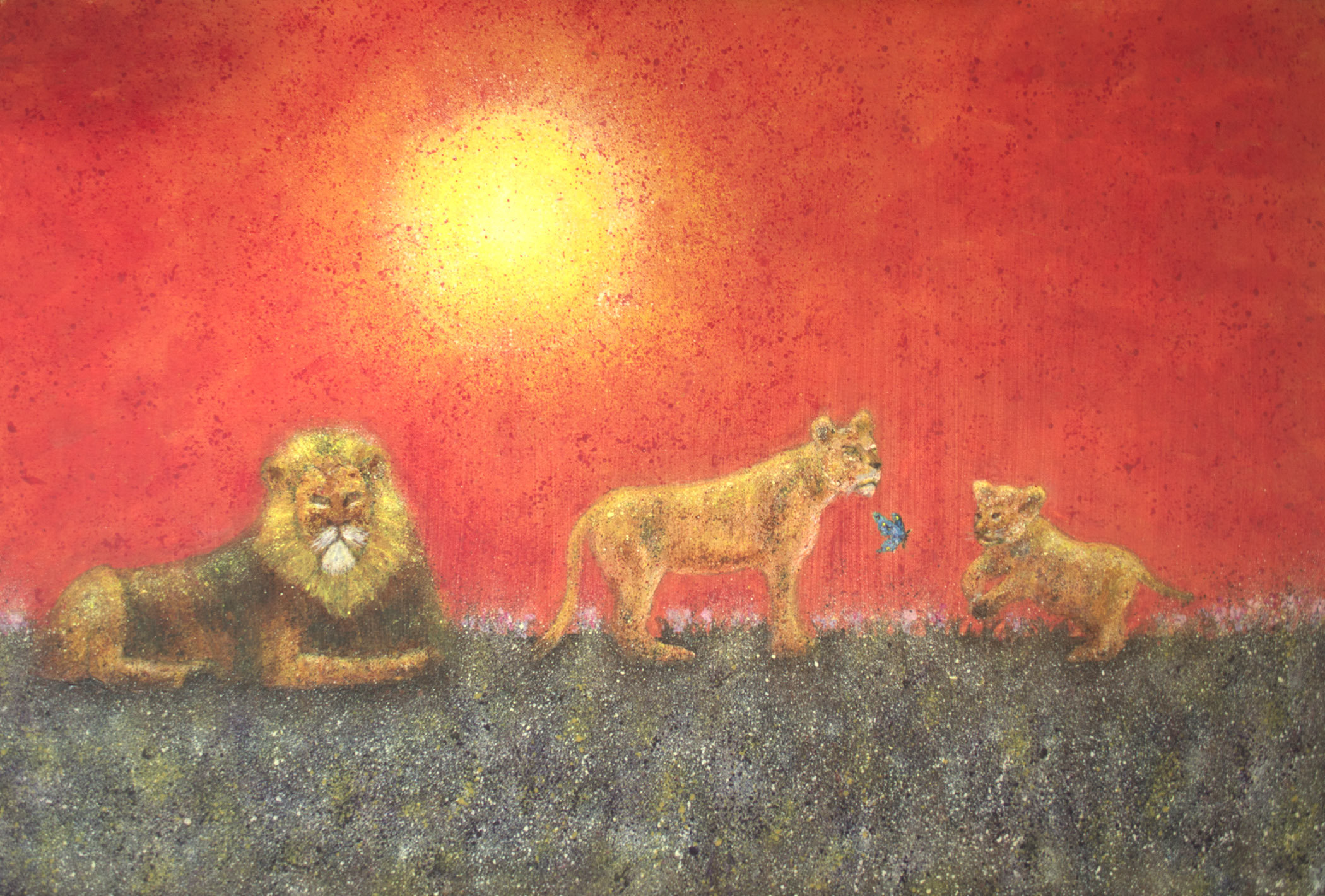 Lions At Dawn